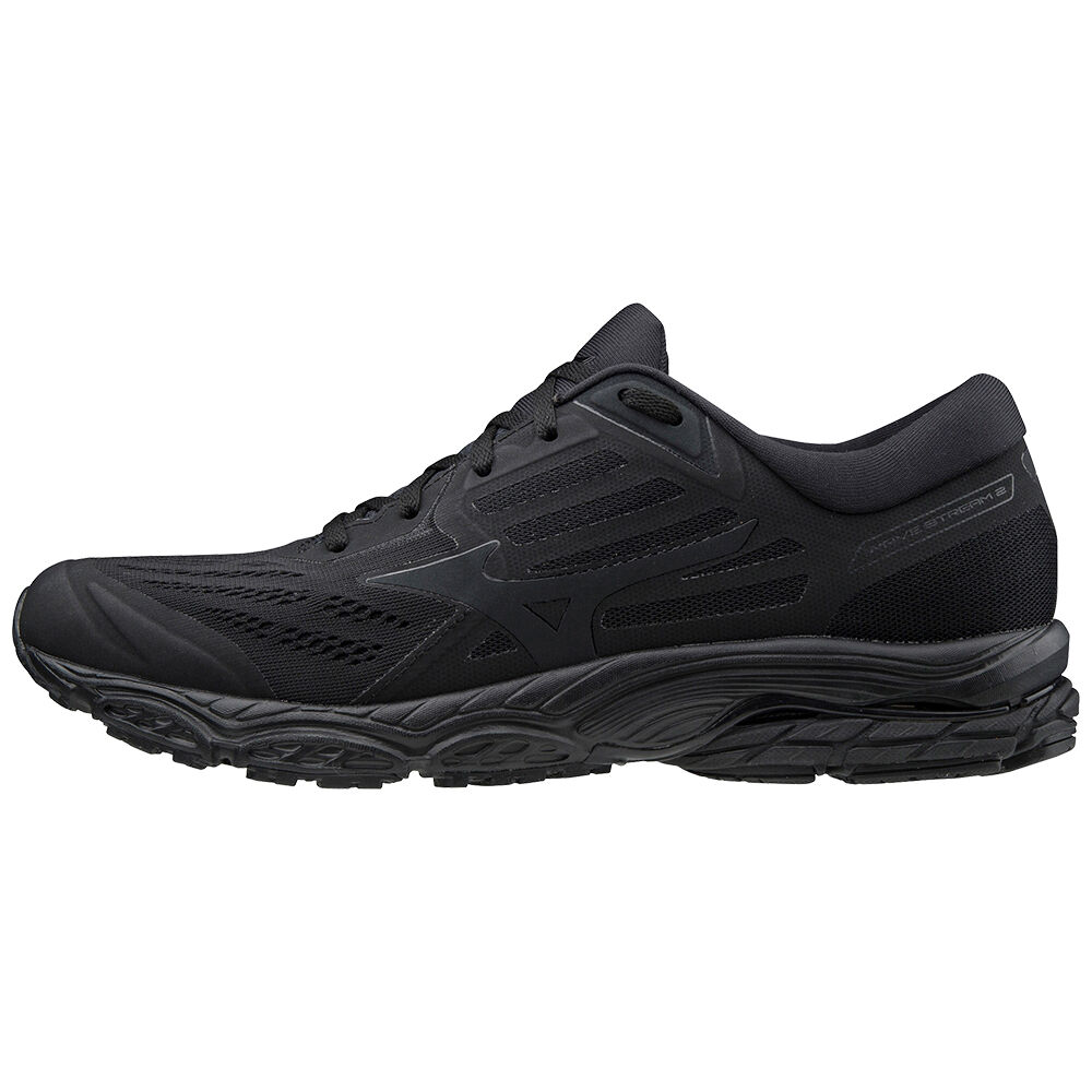 Mizuno Men's Wave Stream 2 Running Shoes Black/ Black (J1GC191916-OAB)